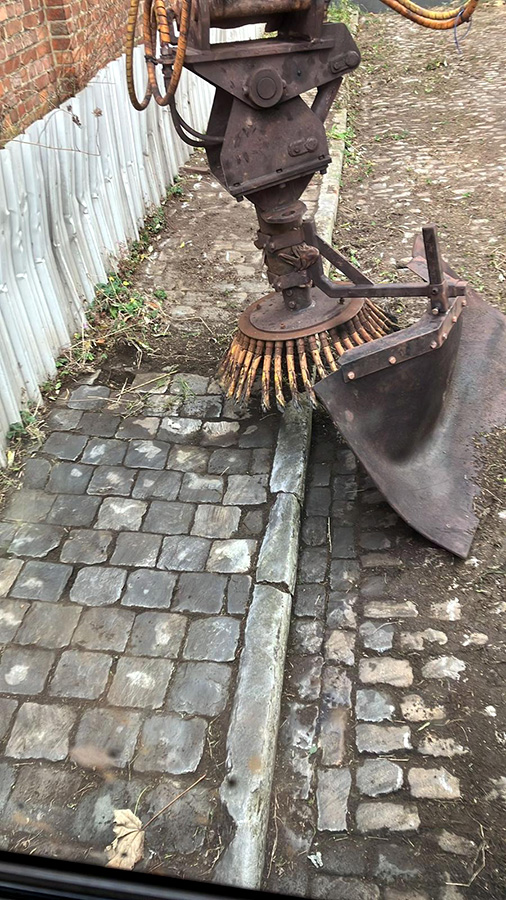 machinaal frezen borstelen oprit